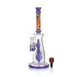 High Society Jupiter Premium Slime Purple Wig Wag Bong