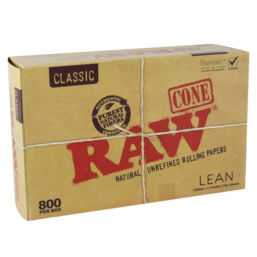 RAW Classic Bulk Lean Cones (800 Count)