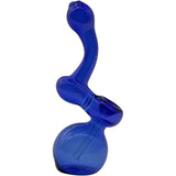 LA Pipes "Sherbub" Glass Sherlock 6" Bubbler Pipe (Various Colors)