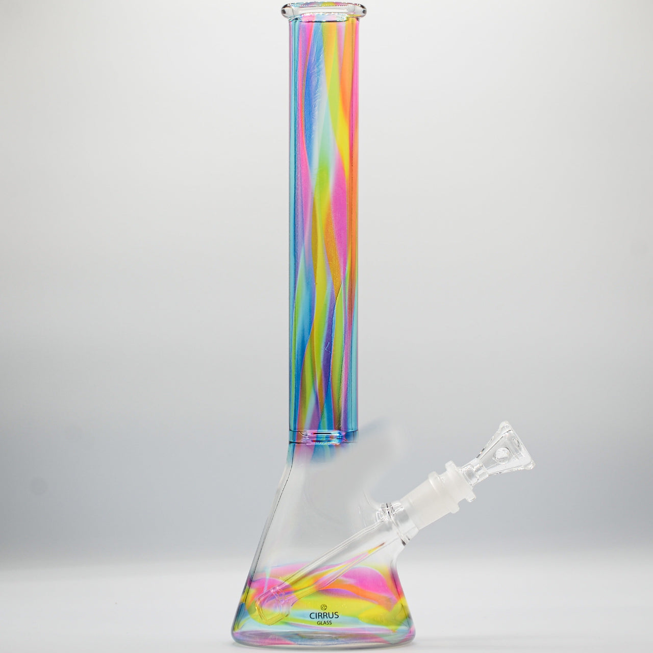 Cirrus Glass Rainbow Beaker Bong
