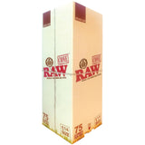 RAW Organic Hemp Pre-Rolled Cones (75 Count and Various Sizes)