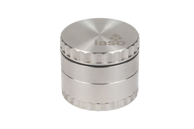 IASO GOODS FOUR PIECE STAINLESS STEEL GRINDER 1.75" | Top of the Galaxy Smoke Shop.
