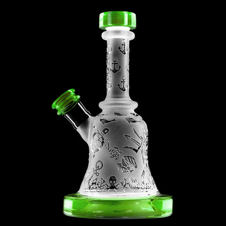 Premium Sandblasted Bell Dab Rig |CALIBEAR | Top of the Galaxy Smoke Shop.