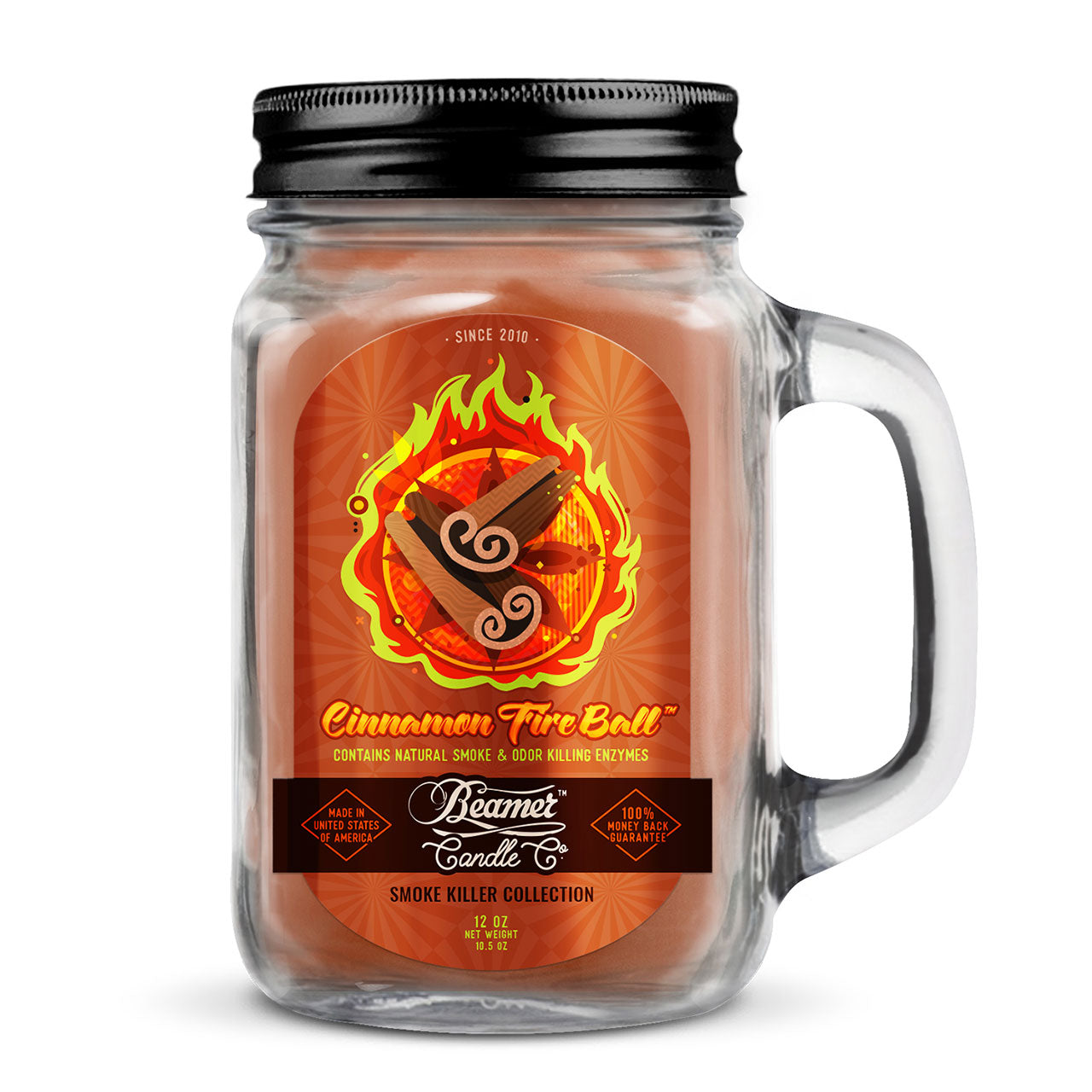 Beamer Candle Co. Cinnamon Fire Ball  (12 oz)