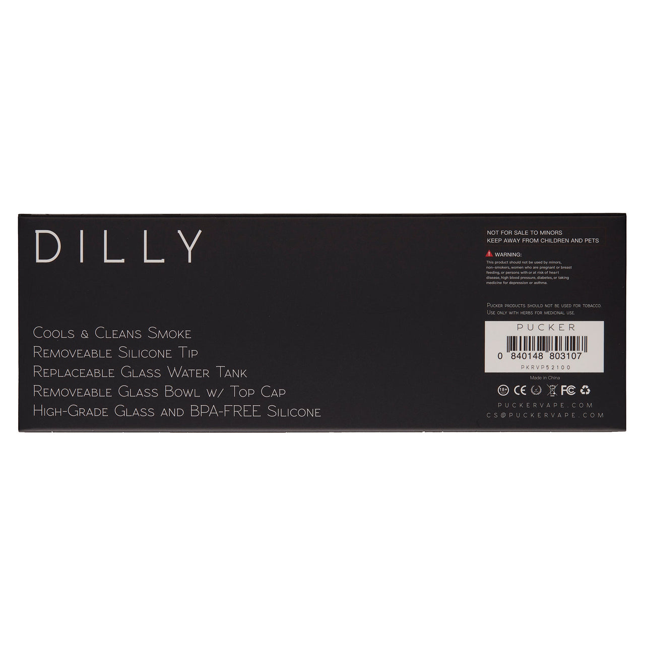 Dilly Pipe - OG Black