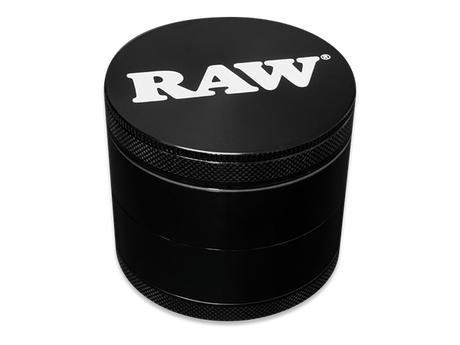 RAW G-Life Black 2.3" 4-Piece Grinder | Top of the Galaxy Smoke Shop.