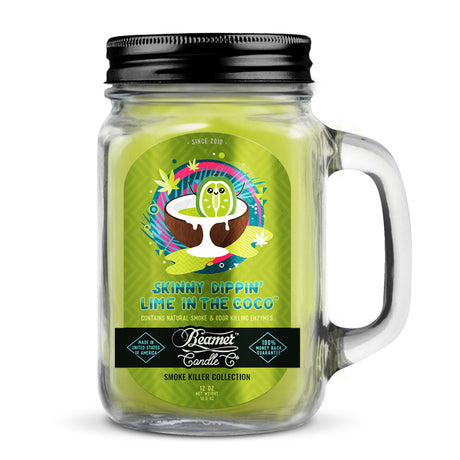 Beamer Candle Co. Skinny Dippin' Lime in the Coco (12 oz) | Top of the Galaxy Smoke Shop.