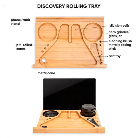 DISCOVERY Storage Box Natural | Top of the Galaxy Smoke Shop.