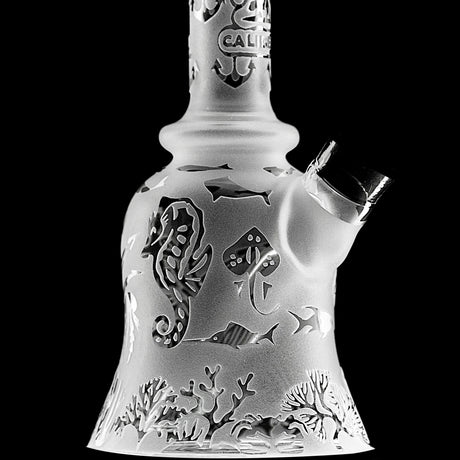 Premium Sandblasted Bell Dab Rig |CALIBEAR | Top of the Galaxy Smoke Shop.