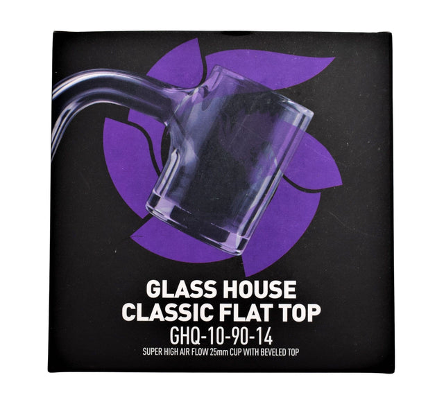 Glass House Classic Flat Top 14mm Male Bangor | Top of the Galaxy Smoke Shop.