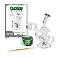 Thumbnail for Ooze Rip Tide Mini Recycler Dab Rig - (Various Colors)